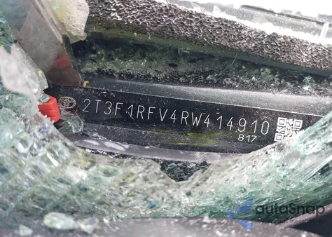 2024 Toyota Rav4 Le из США, поврежденный, VIN 2T3F1RFV4RW414910